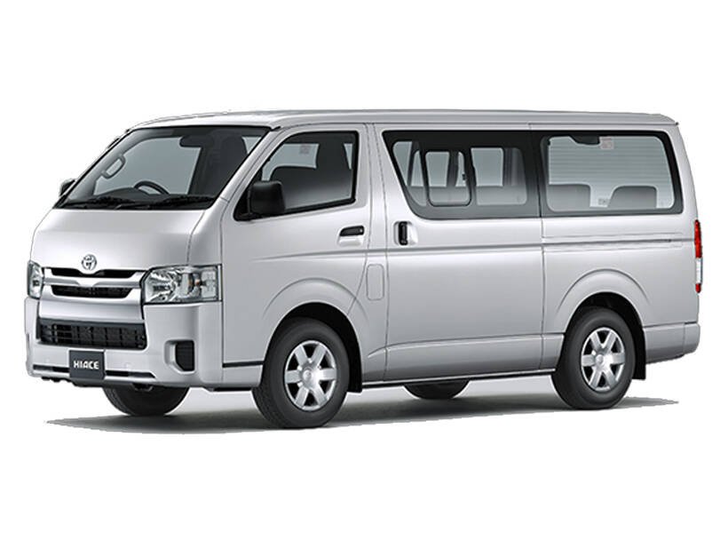 Toyota Hiace van for group airport transfer